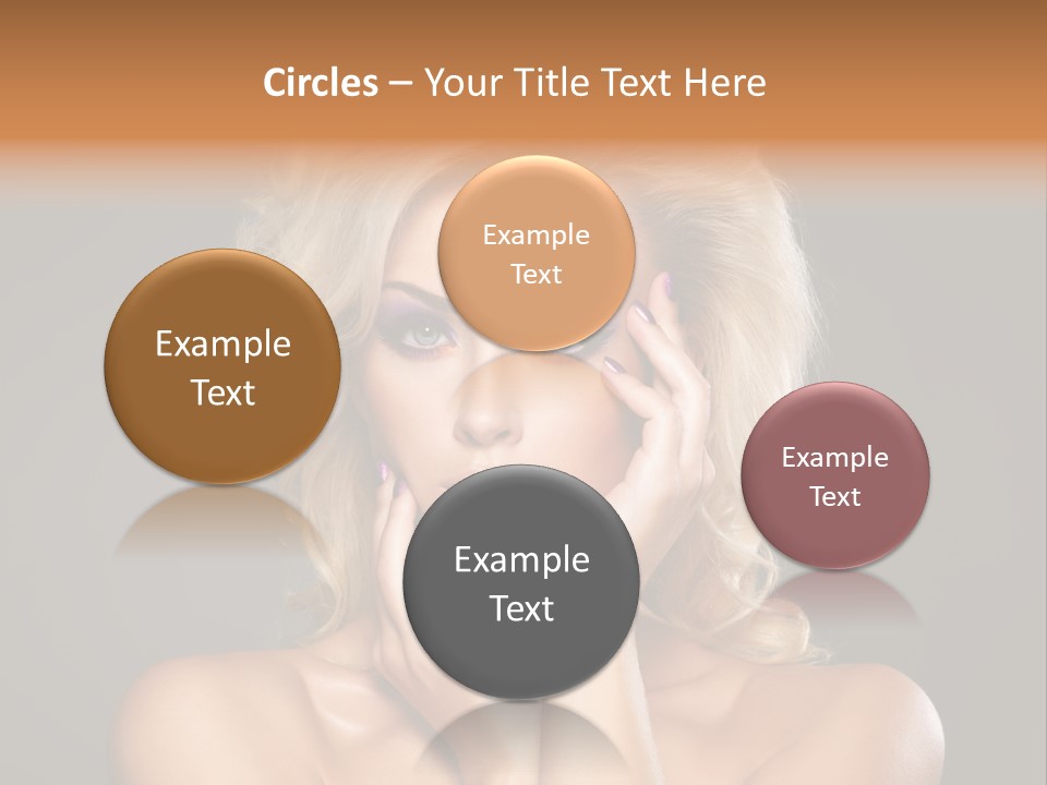 Woman Nails Manicure Fingernail PowerPoint Template