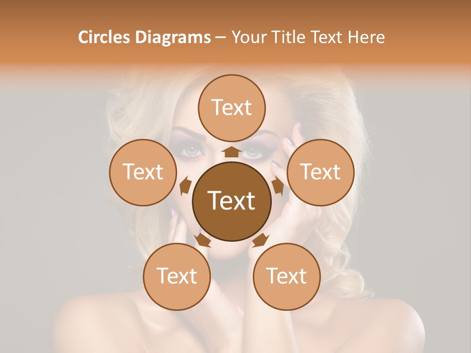 Woman Nails Manicure Fingernail PowerPoint Template