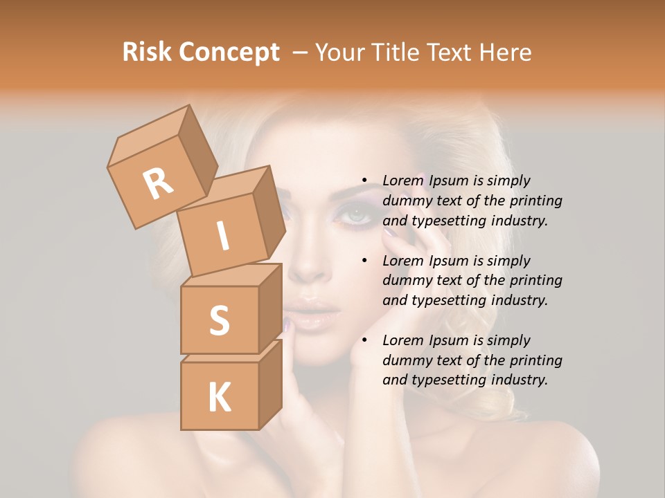 Woman Nails Manicure Fingernail PowerPoint Template