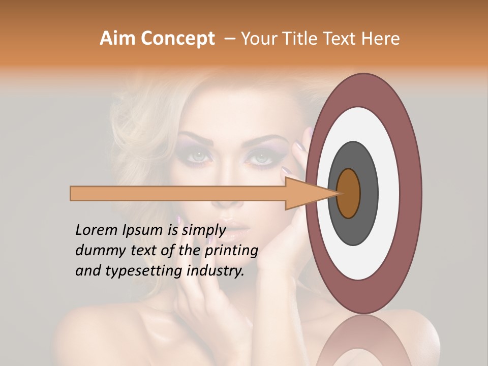 Woman Nails Manicure Fingernail PowerPoint Template