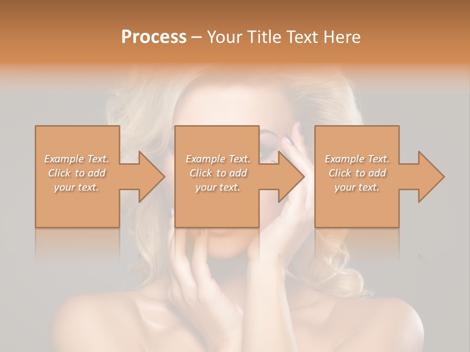 Woman Nails Manicure Fingernail PowerPoint Template