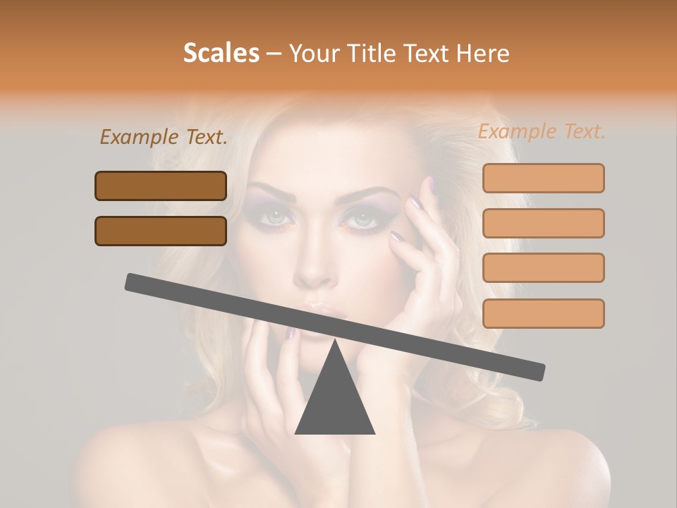 Woman Nails Manicure Fingernail PowerPoint Template