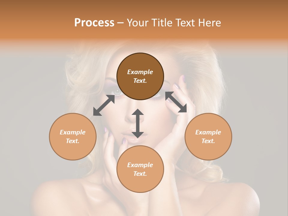 Woman Nails Manicure Fingernail PowerPoint Template