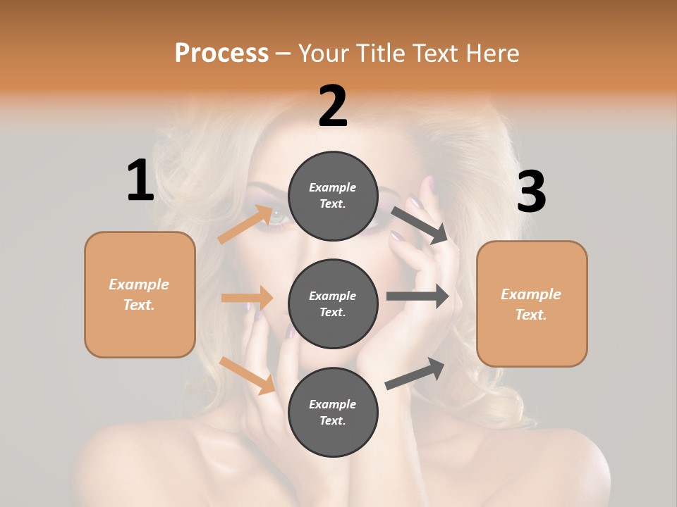 Woman Nails Manicure Fingernail PowerPoint Template