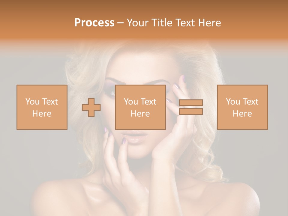 Woman Nails Manicure Fingernail PowerPoint Template