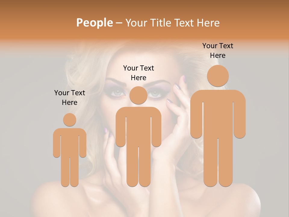 Woman Nails Manicure Fingernail PowerPoint Template