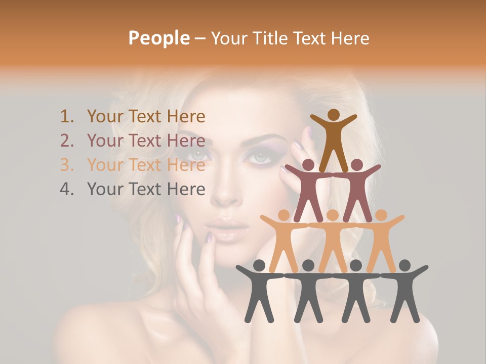 Woman Nails Manicure Fingernail PowerPoint Template