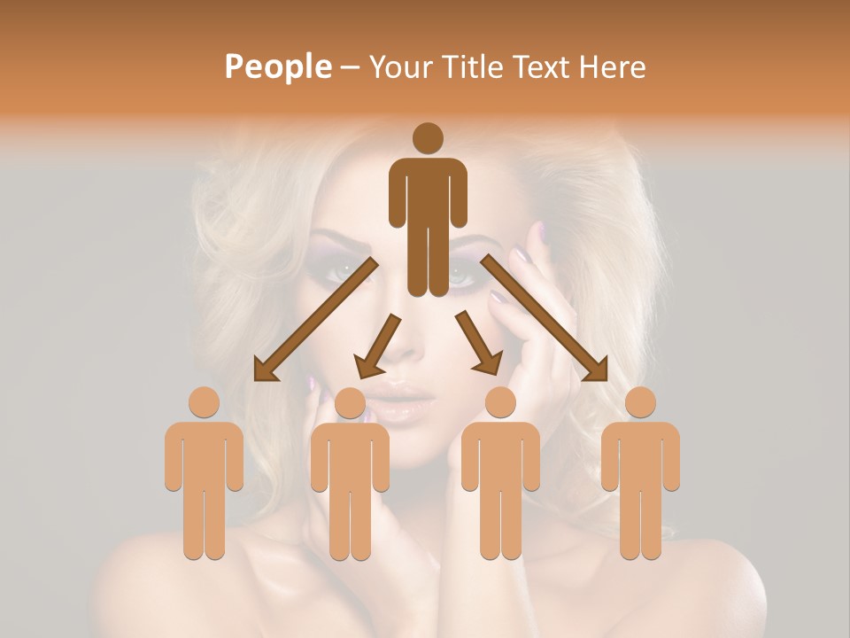 Woman Nails Manicure Fingernail PowerPoint Template