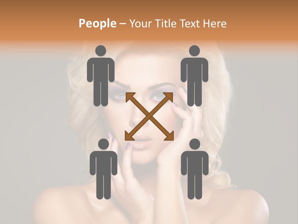 Woman Nails Manicure Fingernail PowerPoint Template