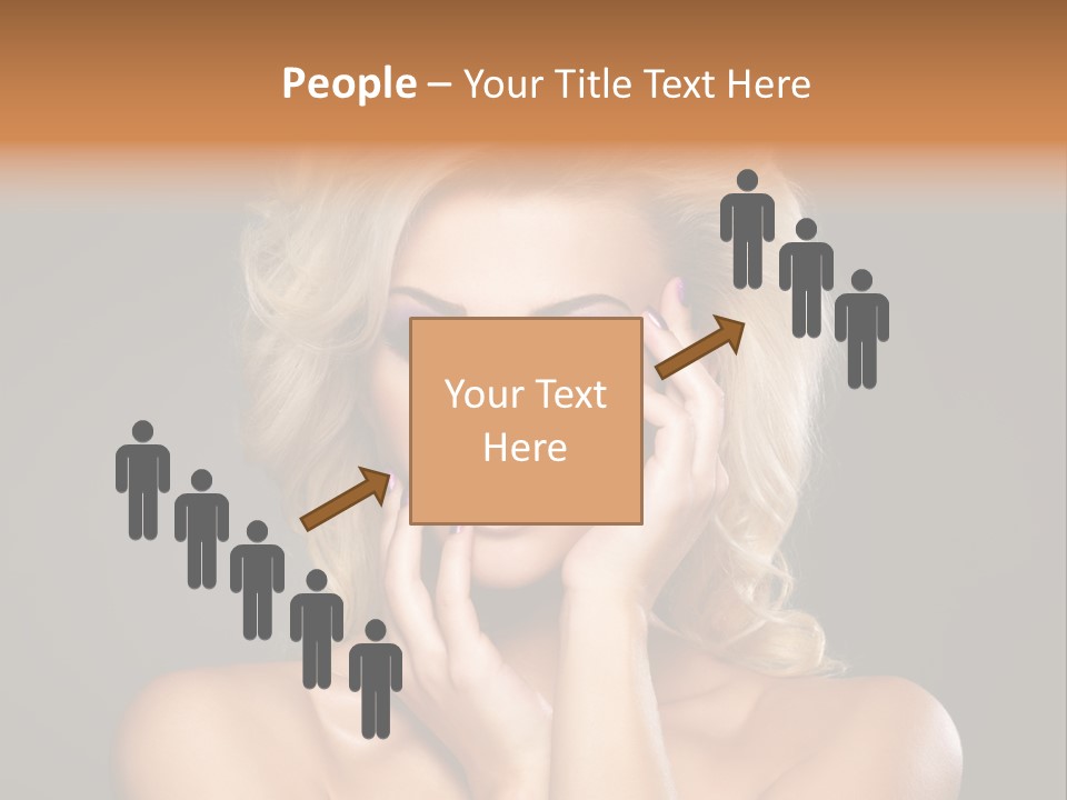 Woman Nails Manicure Fingernail PowerPoint Template