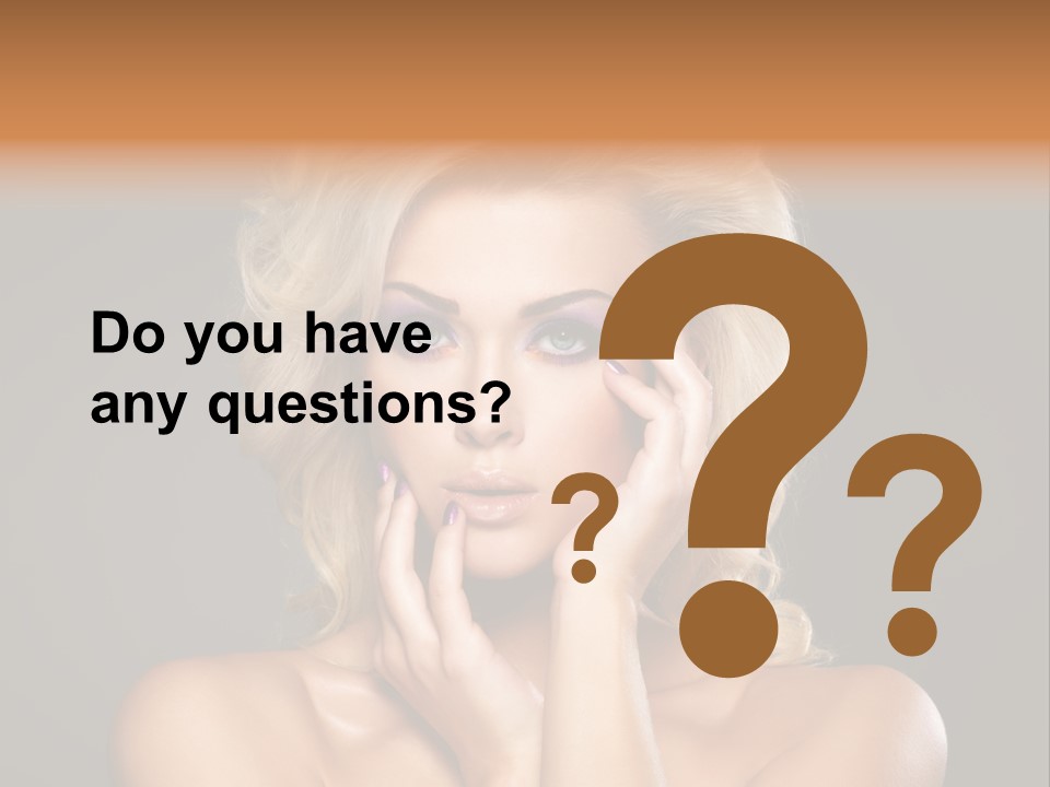 Woman Nails Manicure Fingernail PowerPoint Template