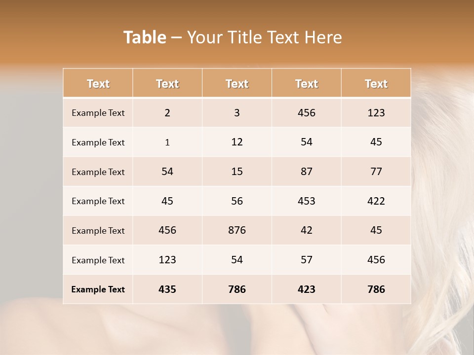 Glamour Contrast Beauty Nails PowerPoint Template