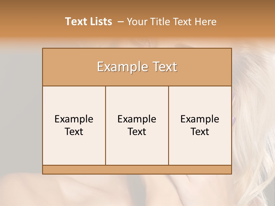 Glamour Contrast Beauty Nails PowerPoint Template