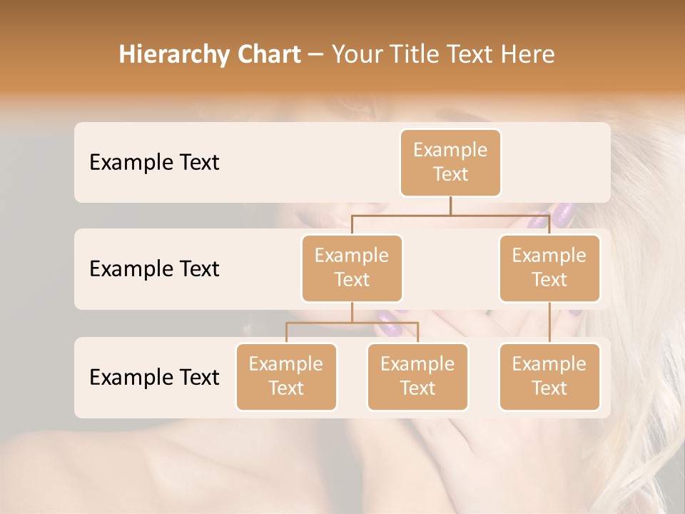 Glamour Contrast Beauty Nails PowerPoint Template