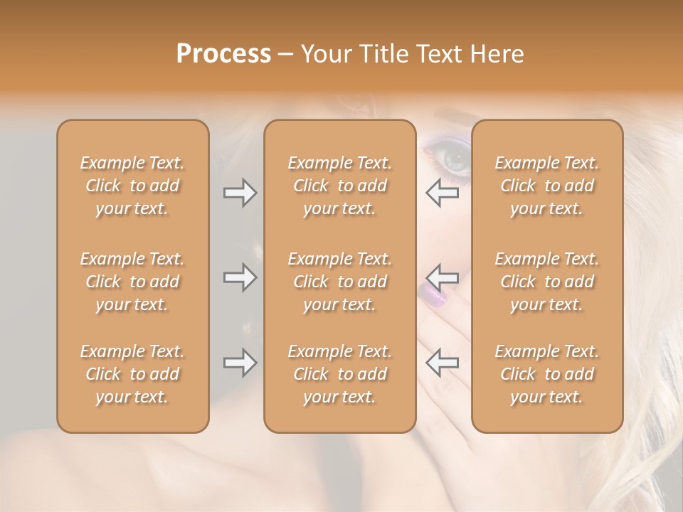 Glamour Contrast Beauty Nails PowerPoint Template