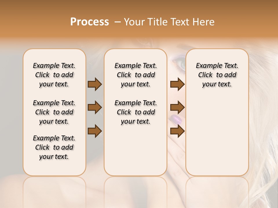 Glamour Contrast Beauty Nails PowerPoint Template