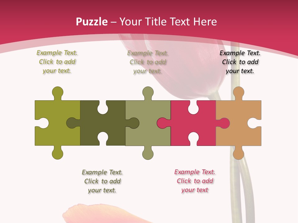 Excellent Lovely Flower PowerPoint Template