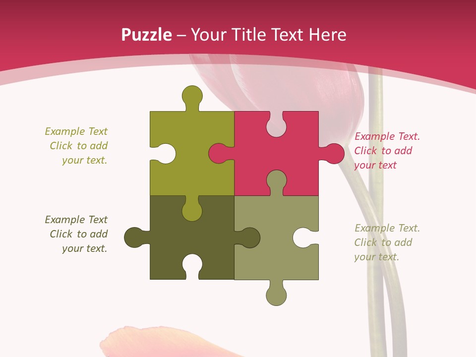 Excellent Lovely Flower PowerPoint Template