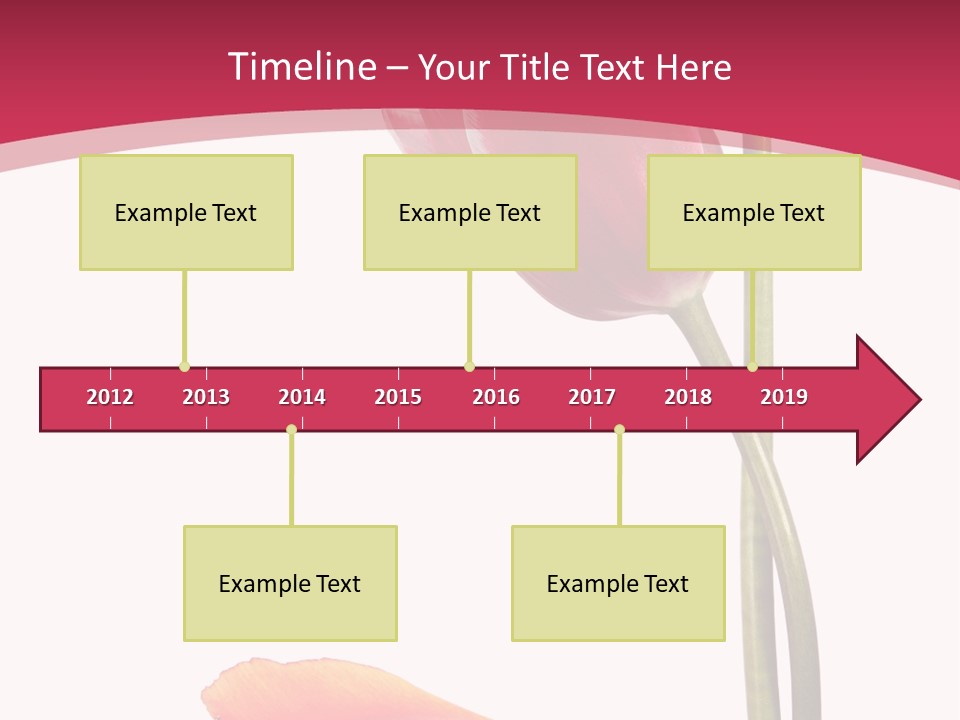 Excellent Lovely Flower PowerPoint Template