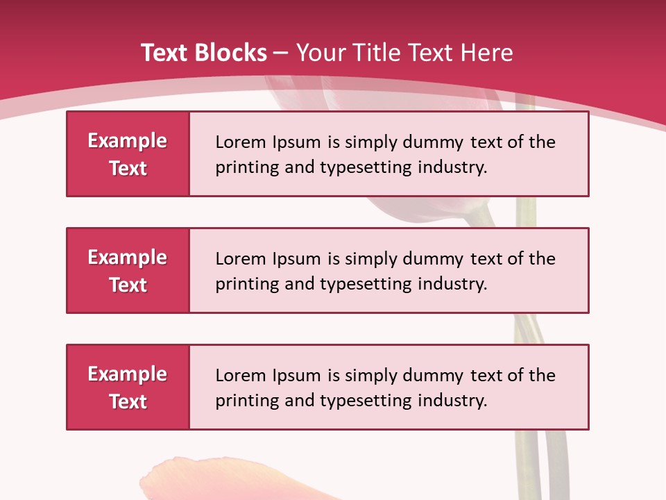 Excellent Lovely Flower PowerPoint Template