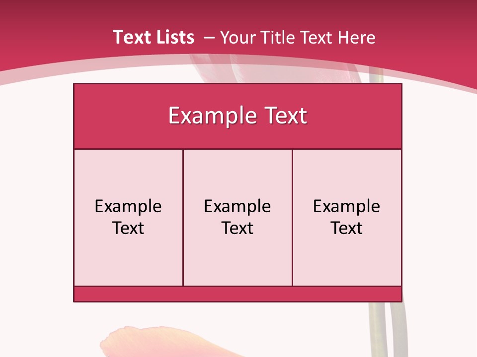 Excellent Lovely Flower PowerPoint Template