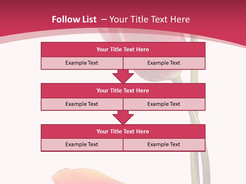 Excellent Lovely Flower PowerPoint Template