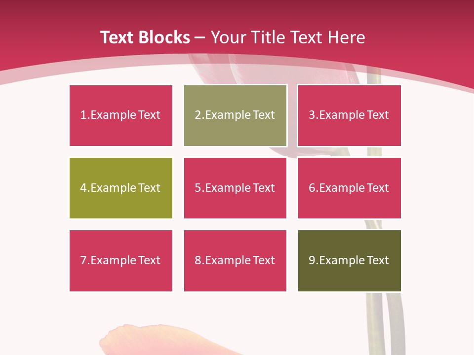 Excellent Lovely Flower PowerPoint Template