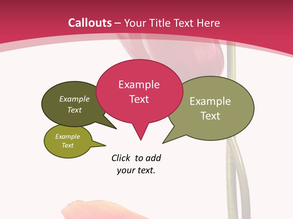 Excellent Lovely Flower PowerPoint Template