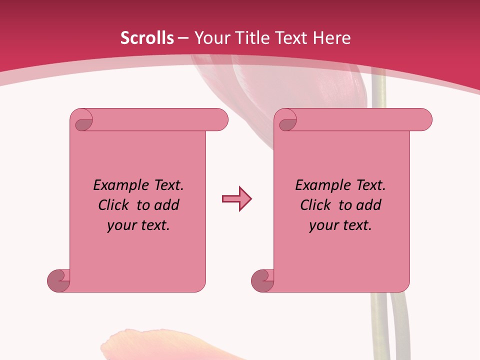 Excellent Lovely Flower PowerPoint Template