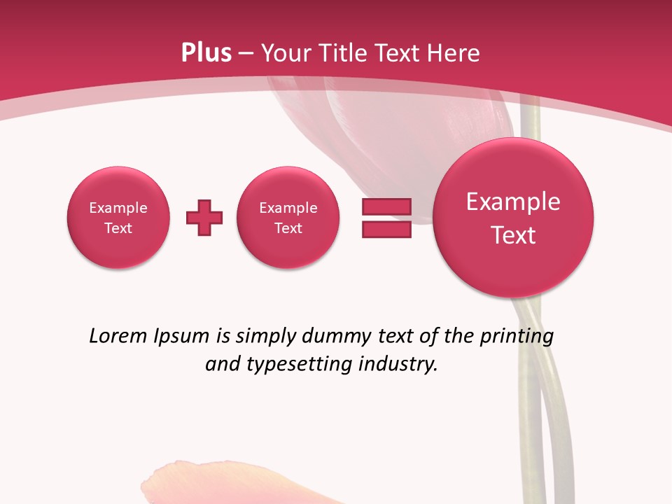 Excellent Lovely Flower PowerPoint Template