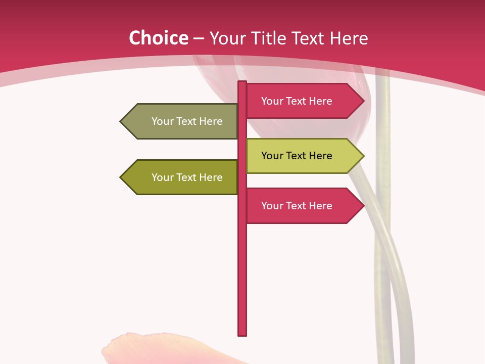 Excellent Lovely Flower PowerPoint Template