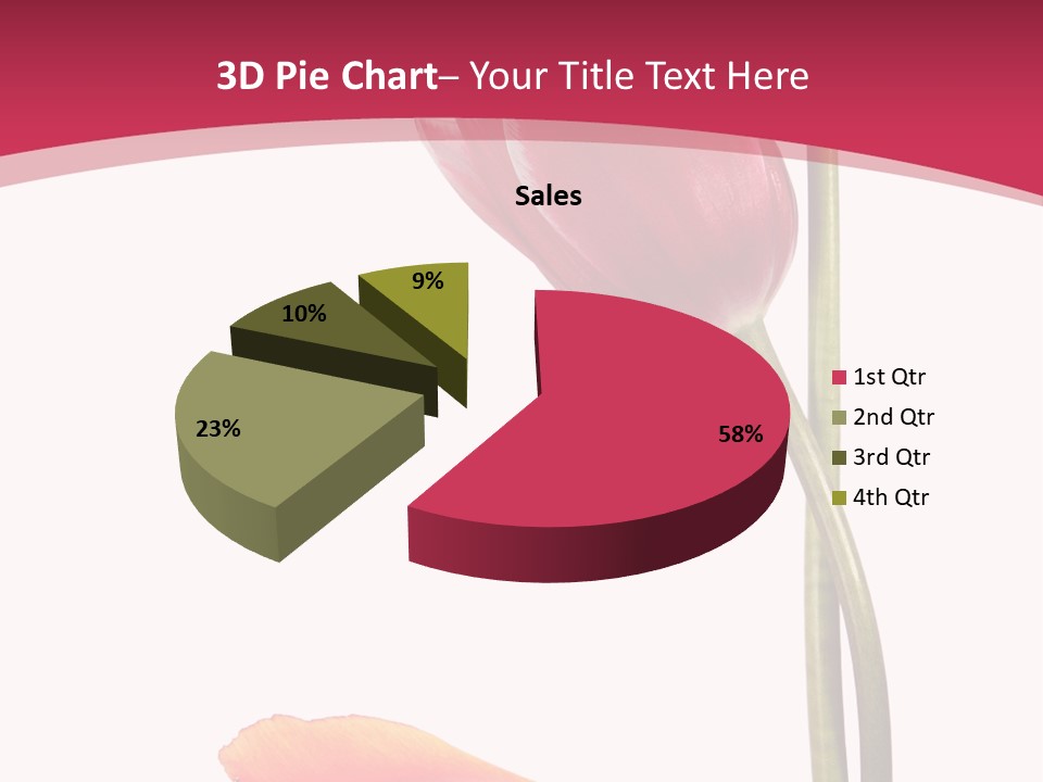 Excellent Lovely Flower PowerPoint Template