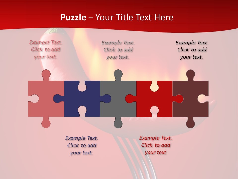 Plant Chili Fire PowerPoint Template