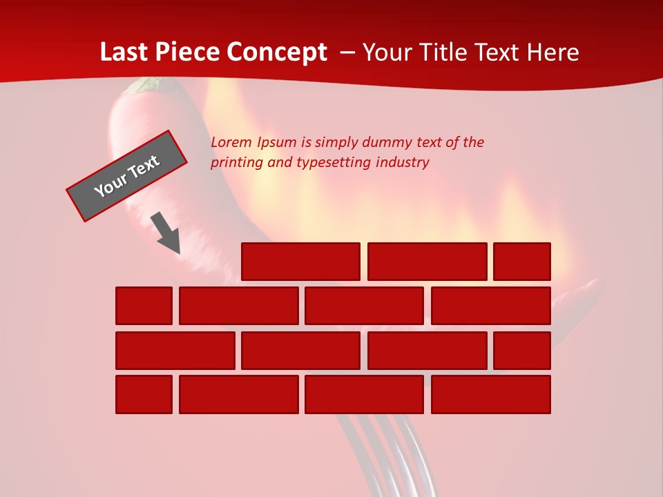 Plant Chili Fire PowerPoint Template