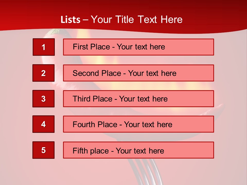 Plant Chili Fire PowerPoint Template