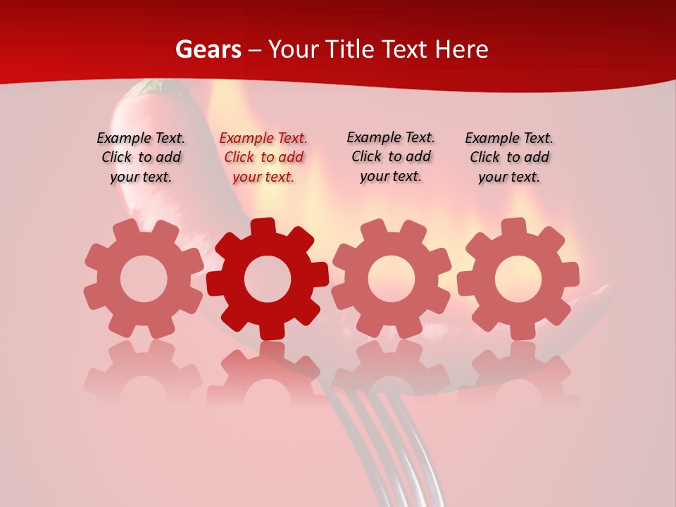 Plant Chili Fire PowerPoint Template