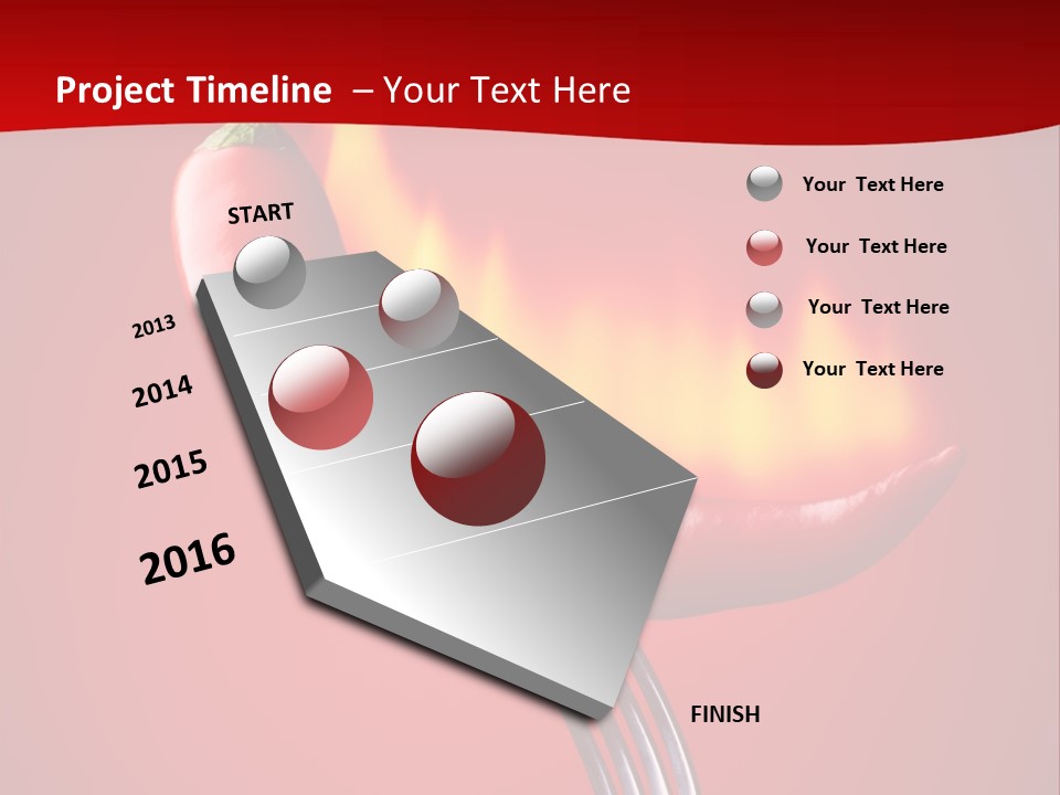 Plant Chili Fire PowerPoint Template