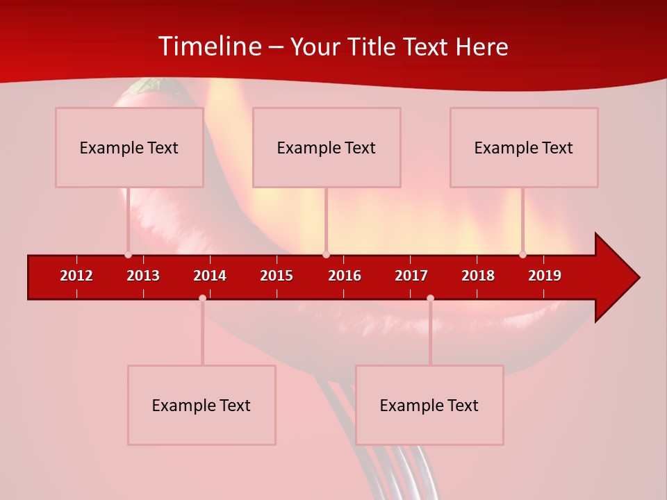 Plant Chili Fire PowerPoint Template