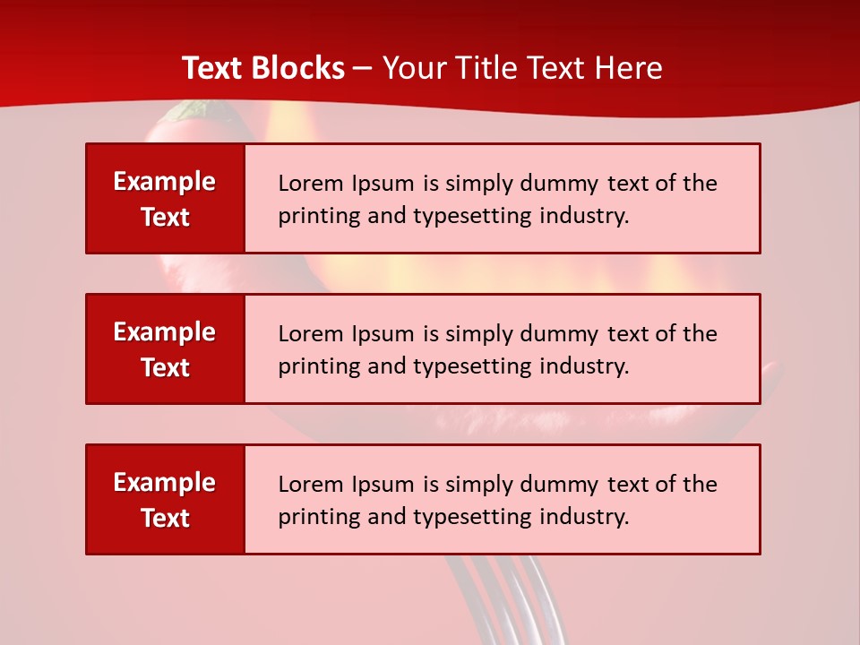 Plant Chili Fire PowerPoint Template