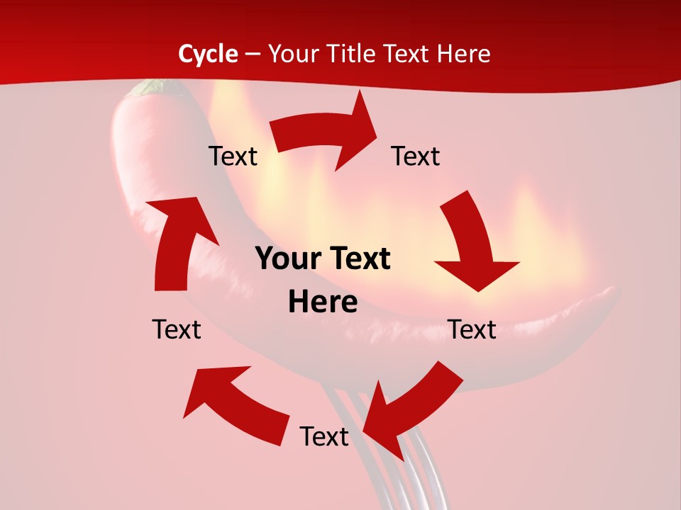 Plant Chili Fire PowerPoint Template