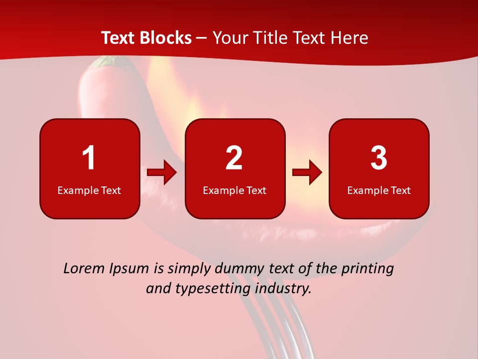 Plant Chili Fire PowerPoint Template