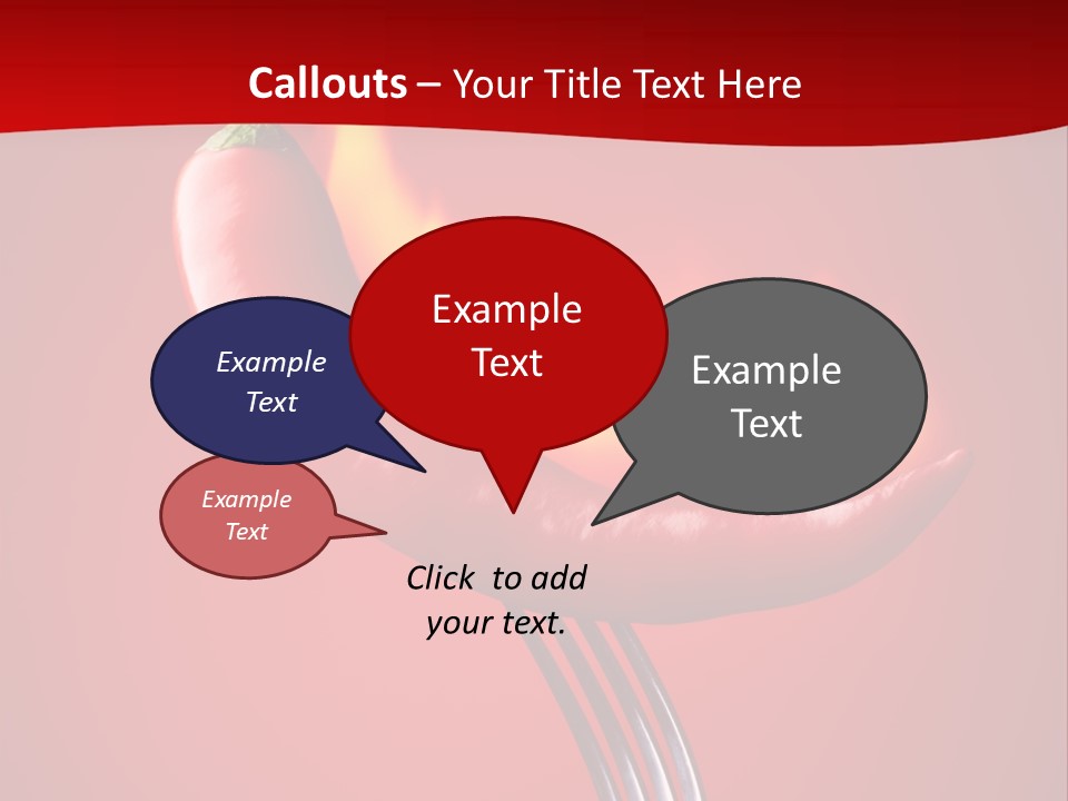 Plant Chili Fire PowerPoint Template