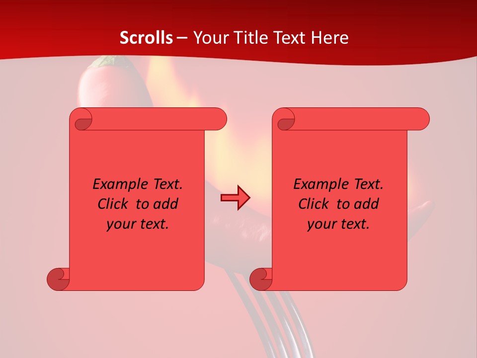 Plant Chili Fire PowerPoint Template