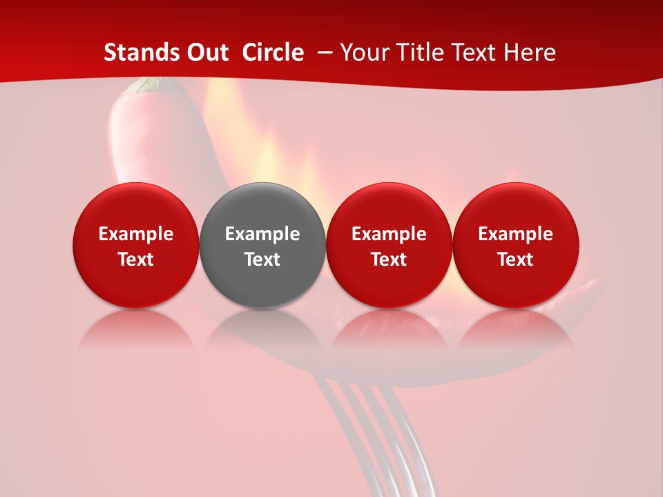 Plant Chili Fire PowerPoint Template