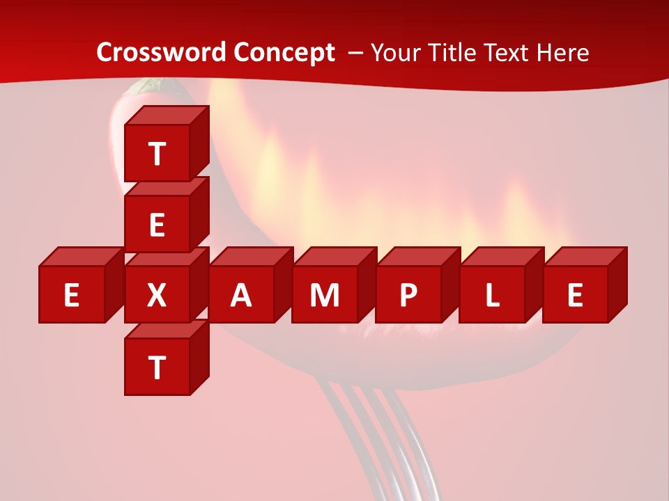 Plant Chili Fire PowerPoint Template