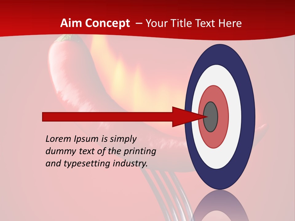 Plant Chili Fire PowerPoint Template