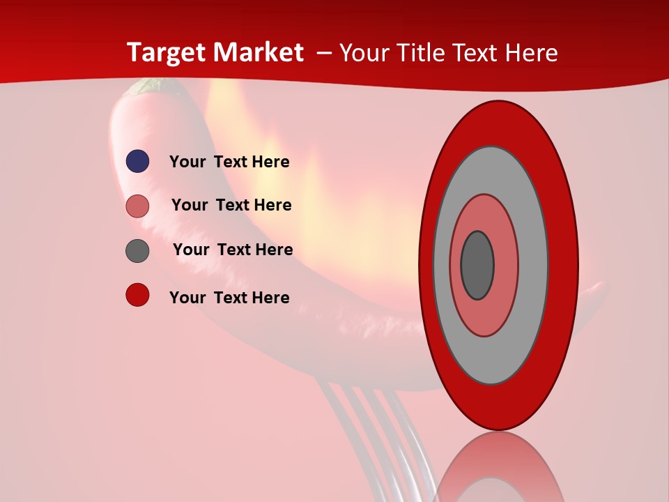 Plant Chili Fire PowerPoint Template