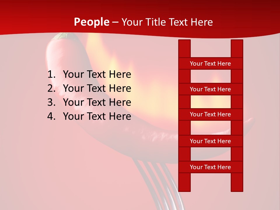 Plant Chili Fire PowerPoint Template