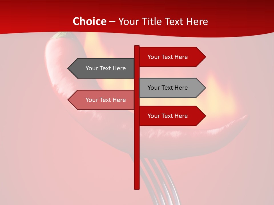 Plant Chili Fire PowerPoint Template
