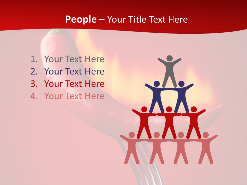 Plant Chili Fire PowerPoint Template